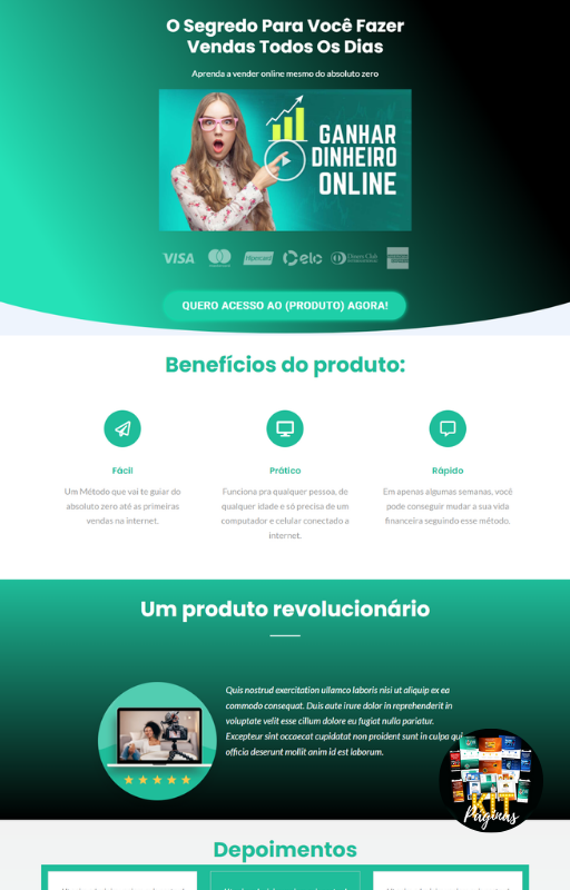 200+ High-Converting Sales Page Templates for WordPress Elementor | Pre-Built & Editable | Only ₹299