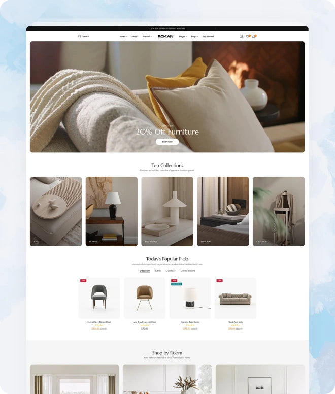100+ Rokan Shopify Themes Bundle (Full License) – High Converting eCommerce Store Designs | Only ₹399