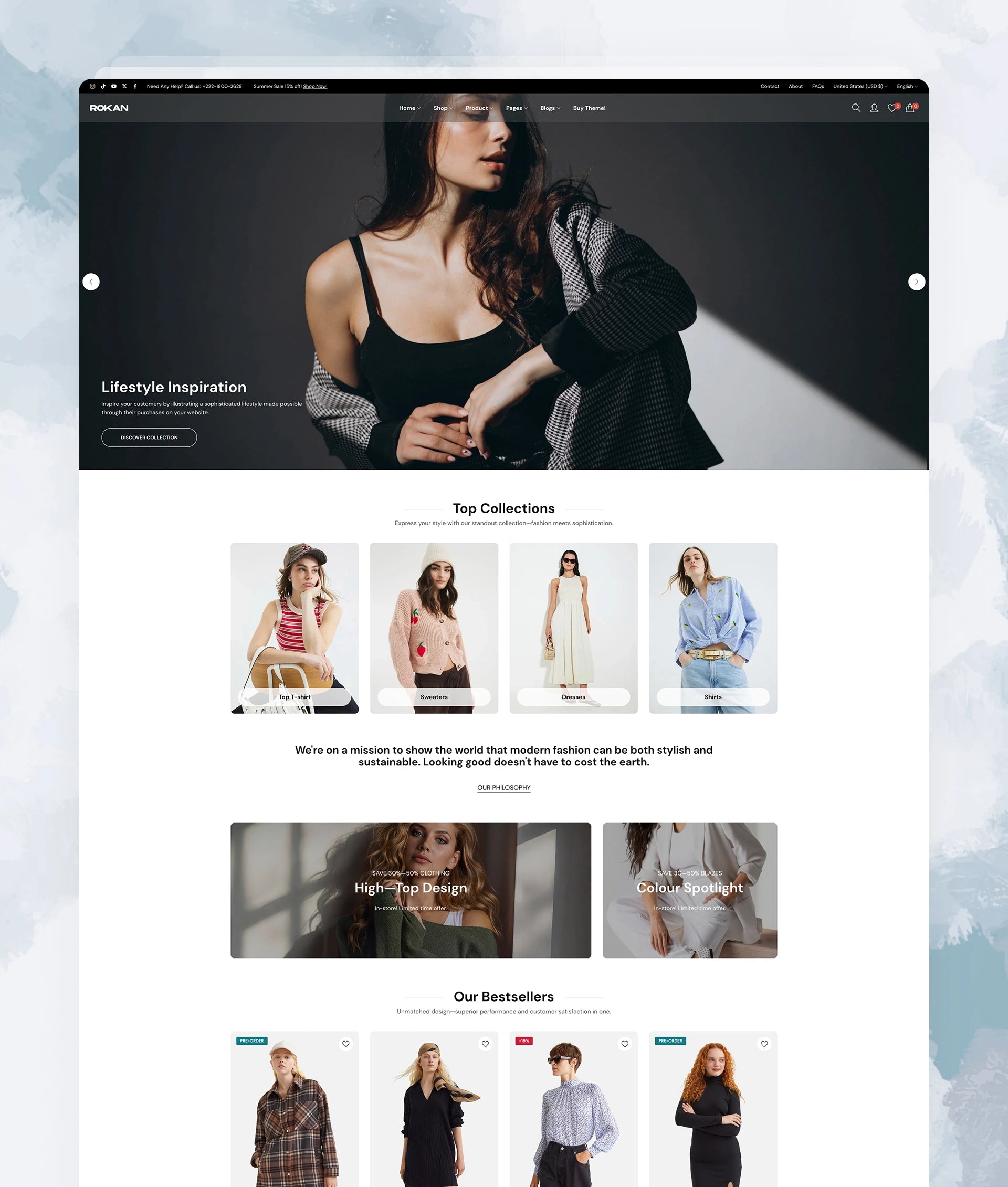 100+ Rokan Shopify Themes Bundle (Full License) – High Converting eCommerce Store Designs | Only ₹399